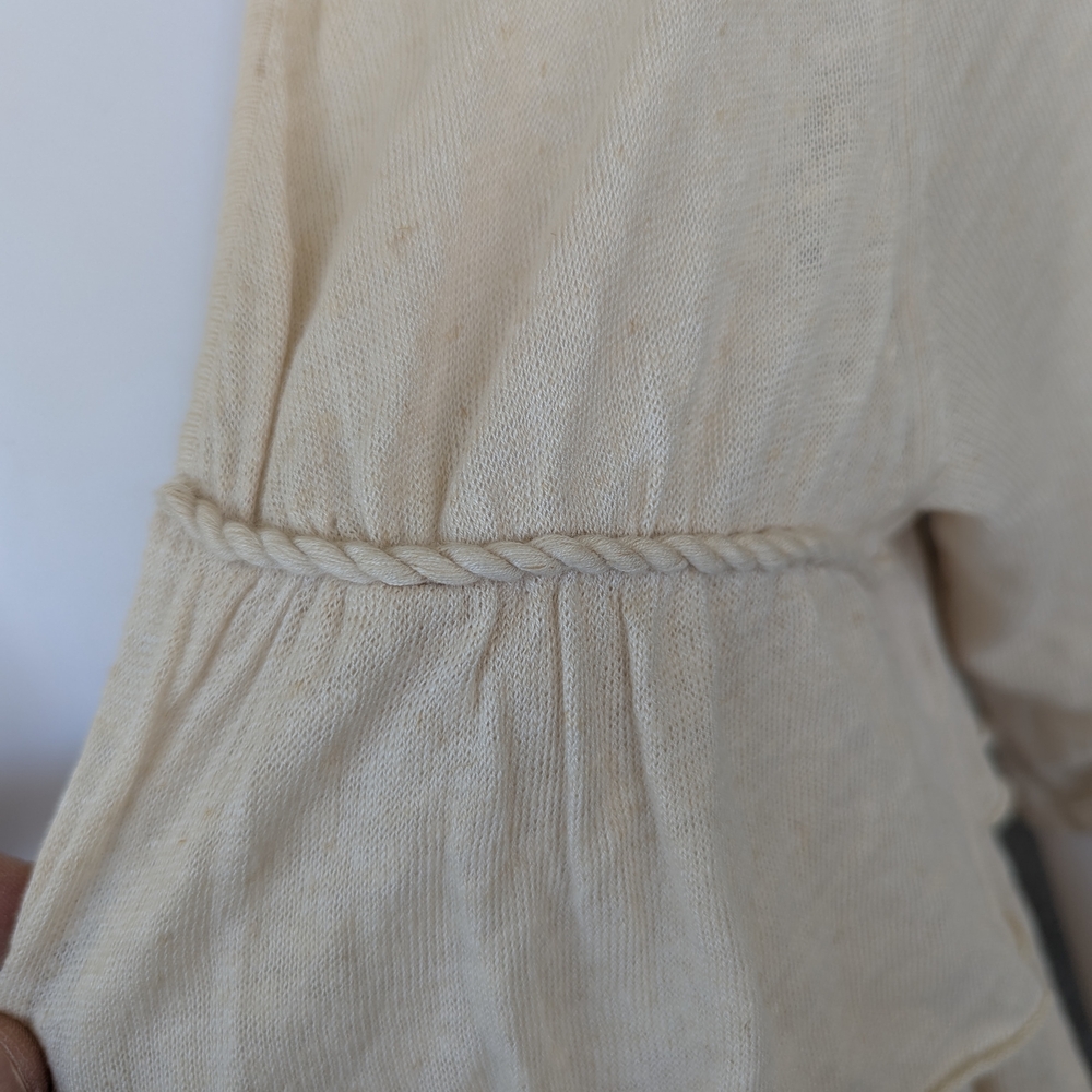 Moth Cream Layered Cardigan Sweater - Picture 4 of 7